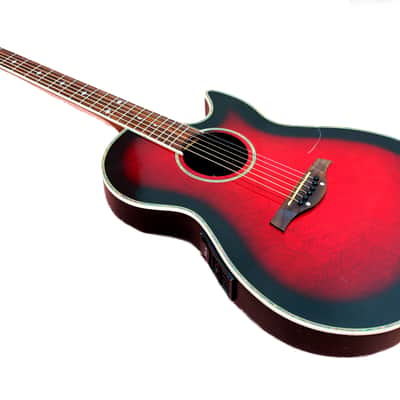 Schecter Diamond Series Acoustic-Electric Guitar Transparent Red Burst Bild 8
