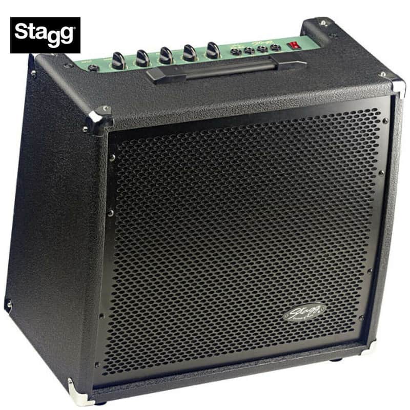 Stagg 60 BA USA Metal Front Grille 60 W RMS Bass Amplifier Speaker image 1