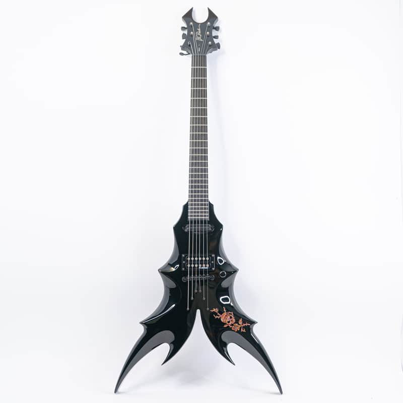 2011 B.C. Rich Draco Black w/ D-Xtender, String-Thru Bridge