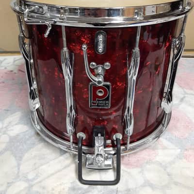 Premier Marching Snare 14x12" 1980s - Red image 2