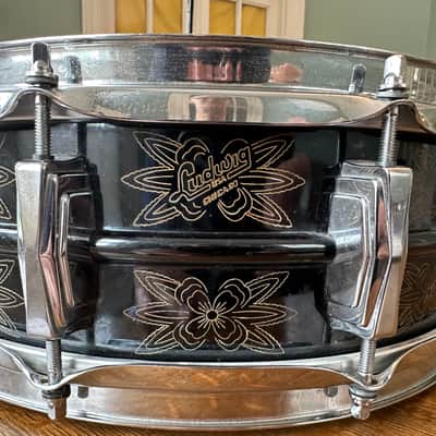Ludwig Black Beauty LM452 1977-1982 Engraved Nickel-Plated Brass image 8