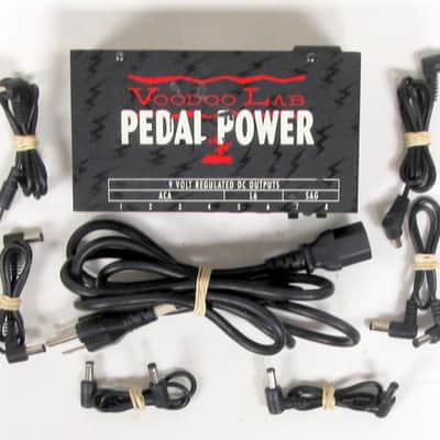 Used Voodoo Lab Pedal Power 2 Isolated Pedalboard Power Supply W/ Cables VGC image 9