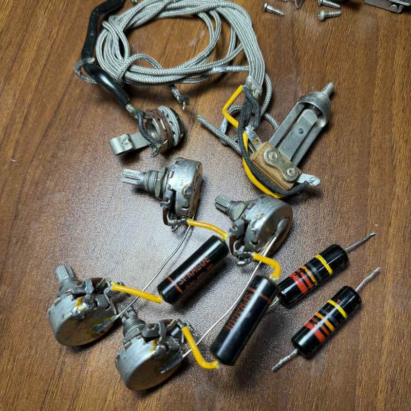 1959 Gibson Les Paul Wiring Harness With Bumblebee image 1