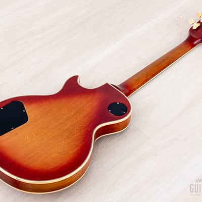 1973 Gibson Les Paul Custom Vintage Guitar Cherry Sunburst w/ T Tops, Case image 13