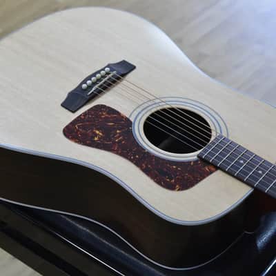 Guild USA D-50 Dreadnought Natural All Solid Acoustic Guitar & Case image 8