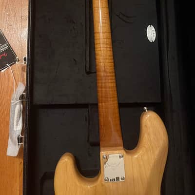 Fender Custom Shop Artisan Maple Burl Jazz Bass NOS - Aged Natural 2024 image 7