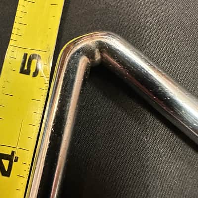 Unbranded 5" Triangle, Chrome Plated Steel, 1/4" diameter Rod - MINT image 4