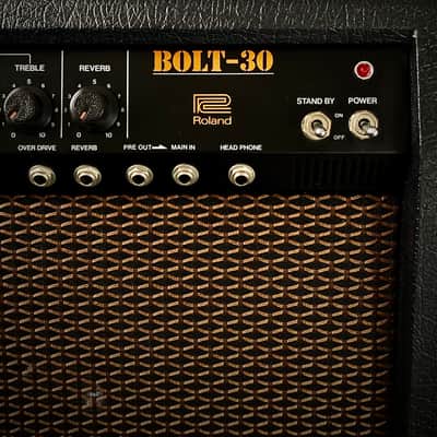 Roland Bolt 30 2-Channel 30-Watt 1x12" Guitar Combo 1979 - 1984 - Black image 8