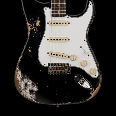 Fender Custom Shop Empire 59 Transition Stratocaster Heavy Relic - Faded Aged Black #19353 image 1