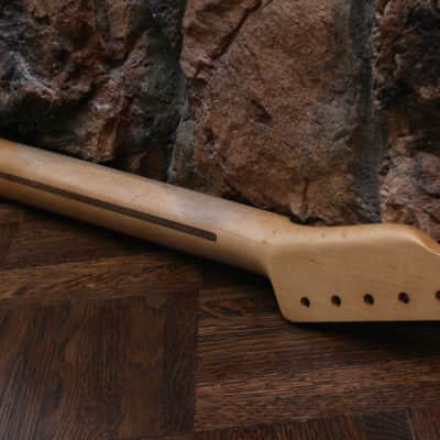 Aged Allparts Tele Neck Nitro Relic Rolled Fingerboard Edges Licensed by Fender Telecaster TMO-C Fits MJT image 2