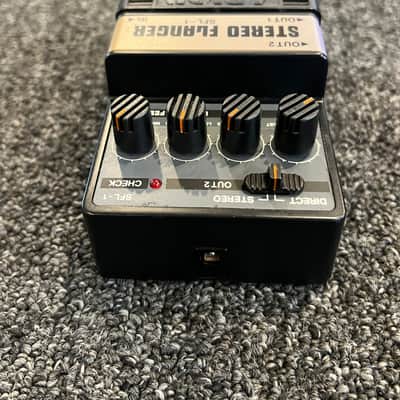 Arion SFL-1 Stereo Flanger Guitar Effects Pedal 1980s - Black made in Japan image 4