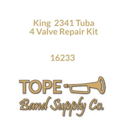King 2341 Tuba, 4 Valve Repair Kit image 2