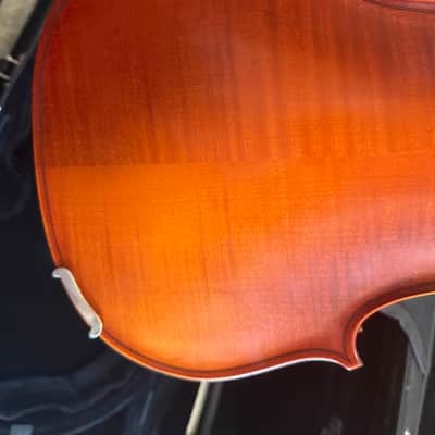 15" viola with case and bow. Made in Romania image 8