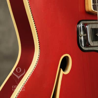1966 Fender Coronado II Candy Apple Red with CHECKERBOARD BINDING!!! image 12