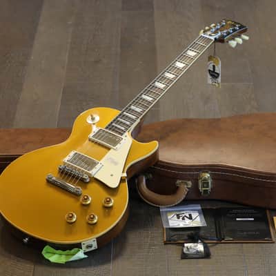 Minty! 2019 Gibson Custom Shop Historic 1957 Les Paul Electric Guitar Gold Top w/ Brazillian Fretboard + COA OHSC image 1