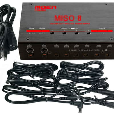 Moen Canada MISO 8 Power Supply For Effect Pedals 110V/240V Voltage Super Quality Power Supply New image 1