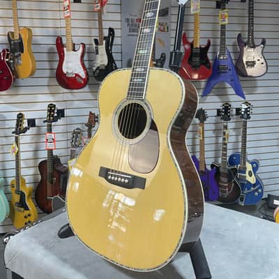 2025 Martin OM-45 Standard Series Acoustic Guitar- Natural w/ OHSC & PLEK*D #300 image 6