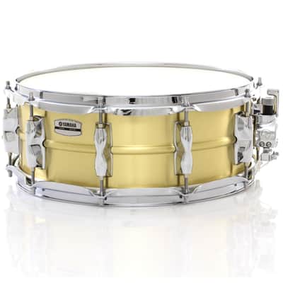 Yamaha 14 x 5.5-Inch Recording Custom Brass Snare Drum image 5