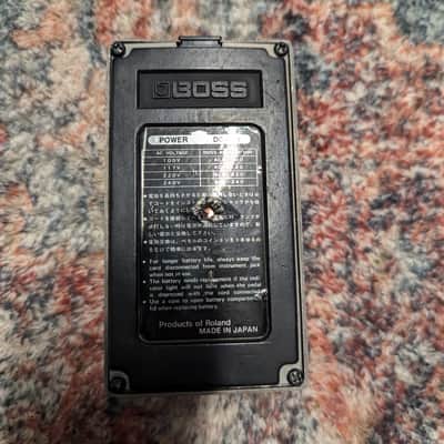1979 Boss DS-1 Distortion (Black Label, Long Dash, Silver Screw) - Orange image 6