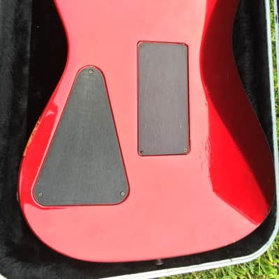 Hamer Chaparral Custom 1988 Candy Apple Red Great Neck All Original image 8