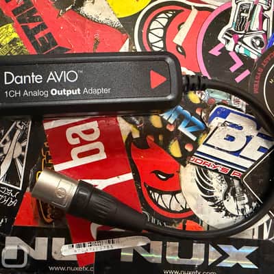 AUDINATE Dante AVIO 1-Channel Audio Output Adapter 2016 - Present - Black image 1
