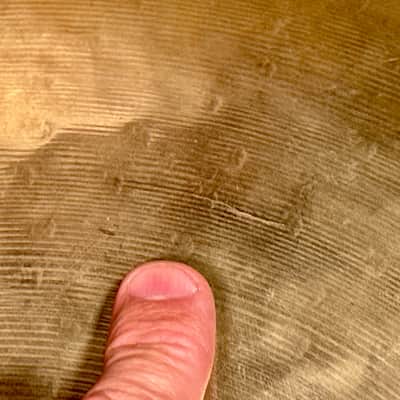 18" Zildjian K Custom Fast Crash Cymbal 1344g CRACKED *Video Demo* image 7