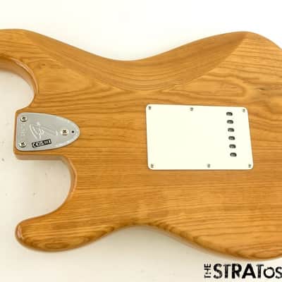 Fender AV II American Vintage 1973 BODY + HARDWARE, 73 Strat Ash Aged Natural image 7