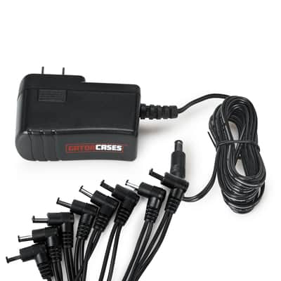 Gator GTR-PWR-1MAX Pedalboard Power Supply with 8-Way Daisy Chain Cable - Black image 1
