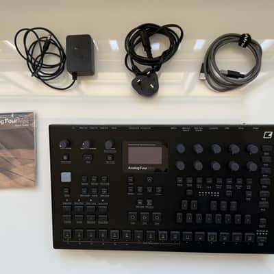 Elektron Analog Four MKII 4-Voice Tabletop Analog Synthesizer 2020 - Present - Black image 6