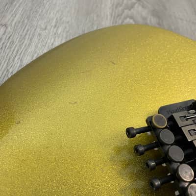 Hamer 1986 Steve Stevens SS1 Signature Gold Sparkle Electric Guitar image 12