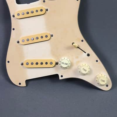 Vintage Fender Japan 1982 JV Era Relic Strat Guitar Pickups Loaded Pickguard MIJ image 1