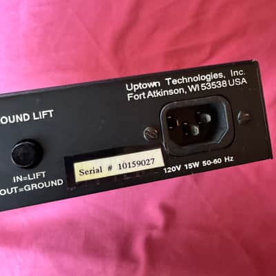 INSANELY RARE Uptown Technologies Pedal Pusher 1-in 8-out Instrument Distribution System Multi Amp ‘90s GREAT RADIAL JD7 ALTERNATIVE image 6