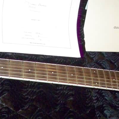 2024 USA Custom Shop Dunable Asteroid Flying V Black Limba Wenge Fretboard Hipshot 25.5 " Scale 7.6 lbs Coffin Case Hardware image 5