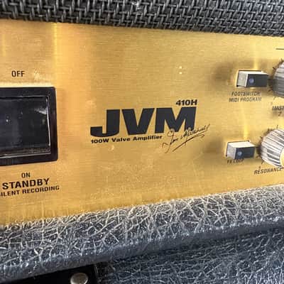 2011 Marshall JVM410H 100 Watt 4 Channel Made In England Tube Guitar Amplifier Head W/ Original 6 Button Footswitch! image 7
