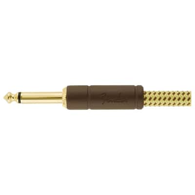 Fender Deluxe Series Instrument Cable, Straight/Straight, 10', Tweed image 2