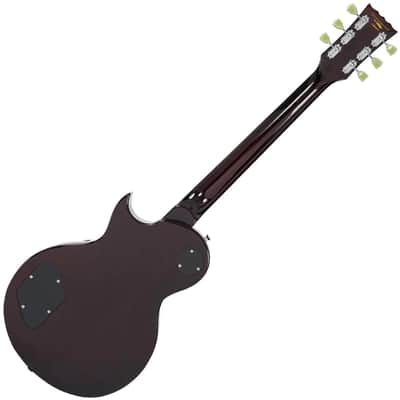 Vintage V100NBTSB Reissued Unbound Tobacco Sunburst image 8