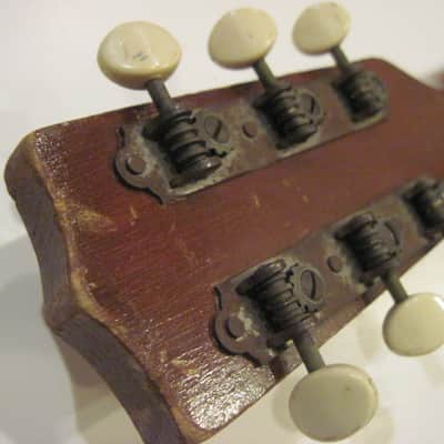 Vintage TELLENO Acoustic Guitar OLD parlor 1940's image 6
