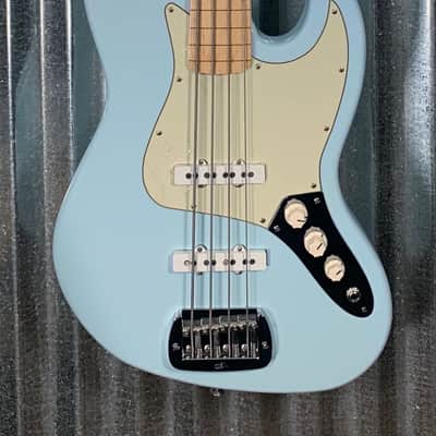 G&L Guitars USA JB 4 String Jazz Bass Fretless JB Sonic Blue & Case #3237 Used image 2
