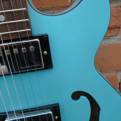 Godin Montreal Premiere HT Laguna Blue /hard case sf image 5