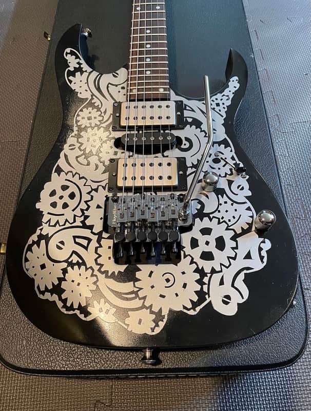 Ibanez RG470/550 MIJ 1996-1999 Black & Silver image 1