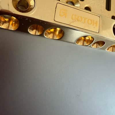 Gotoh 206 Omni Adjust Bass bridge plate 1987-1994 - Gold image 2