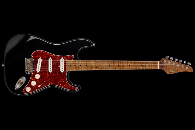 Suhr Classic S Antique SSS Custom Ltd Roasted Flamed Maple BK | Reverb