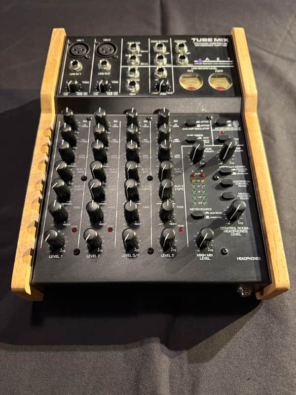 ART TUBEMIX 5-Channel Mixer with USB Interface and Assignable 12AX7 Tube 2018 - Present Black image 1