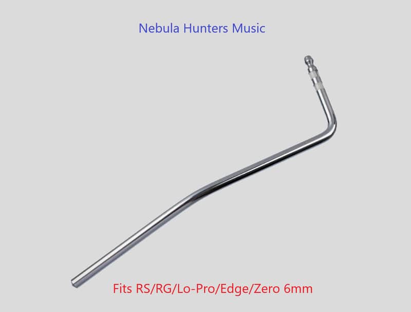 New Ibanez RS/RG Edge Lo-Pro, Zero Tremolo Arm Chrome Push-In Chrome image 1