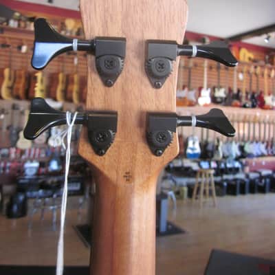 Luna Bari-Bass Koa Ukulele w/ Preamp and Gig Bag UKE BBASS KOA image 7