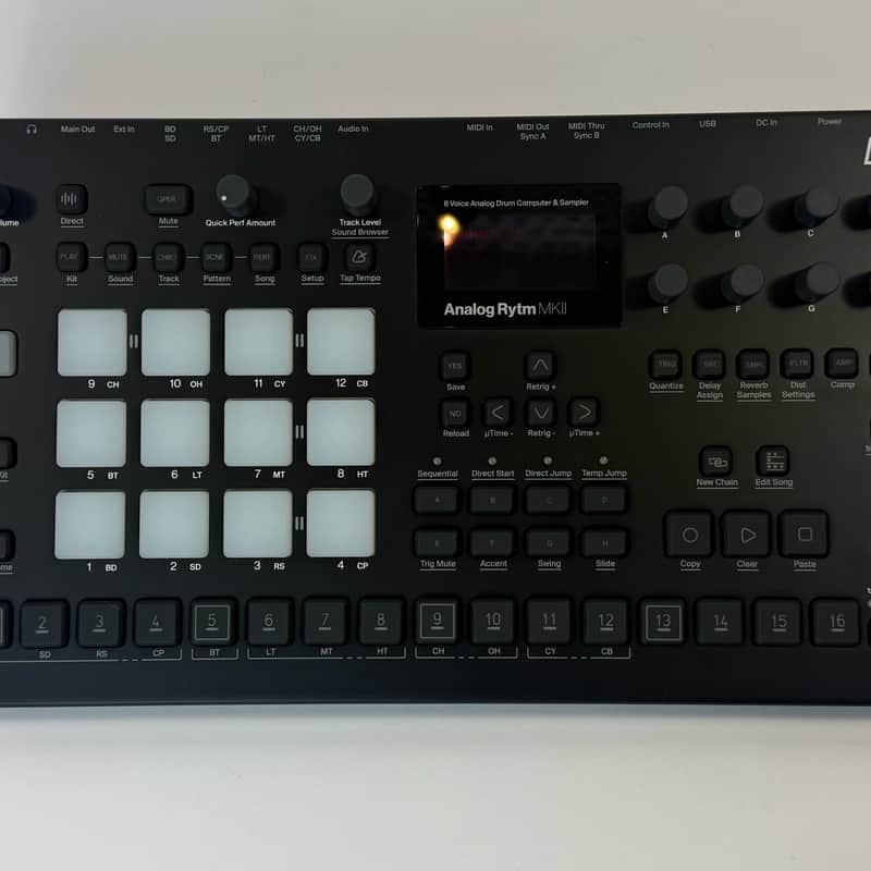 2020 Elektron Analog Rytm MkII Black