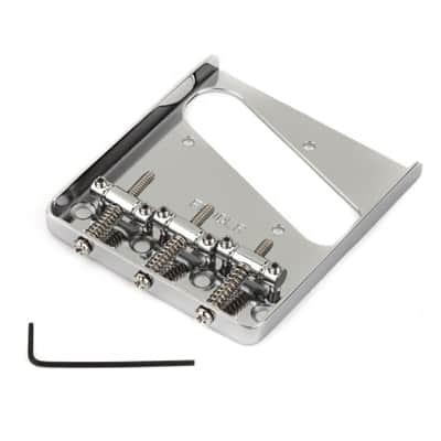 Genuine Fender Highway One (1) Telecaster/Tele Bridge Assembly, CHROME Bild 3