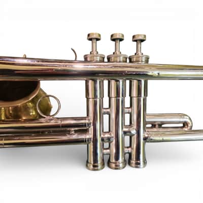 Vintage Soviet Nickel Trumpet Moscow Factory 1975 Original Case 2 Mouthpieces image 9