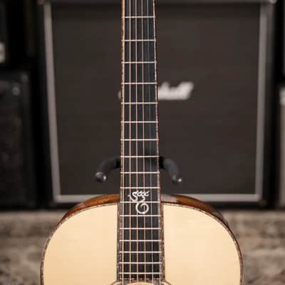 Santa Cruz 000 45 Style Acoustic Guitar - Old Growth Adirondack/Koa with Hardshell Case image 4