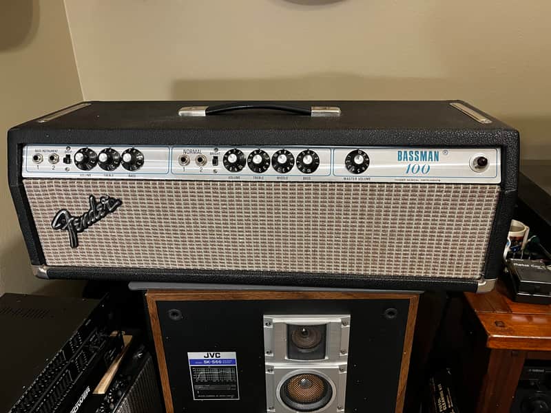 Fender Bassman 100 2-Channel 100-Watt Guitar Amp Head 1972 - 1976